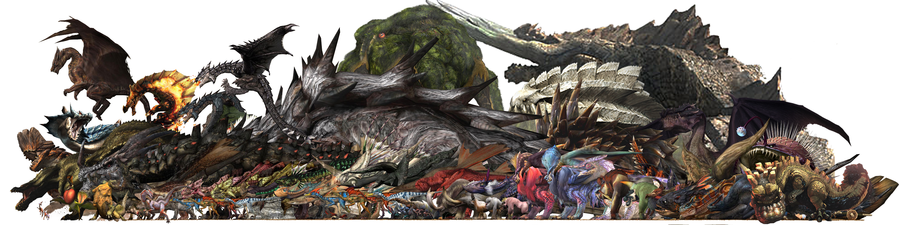 Monster hunter 3 ultimate all monsters characters